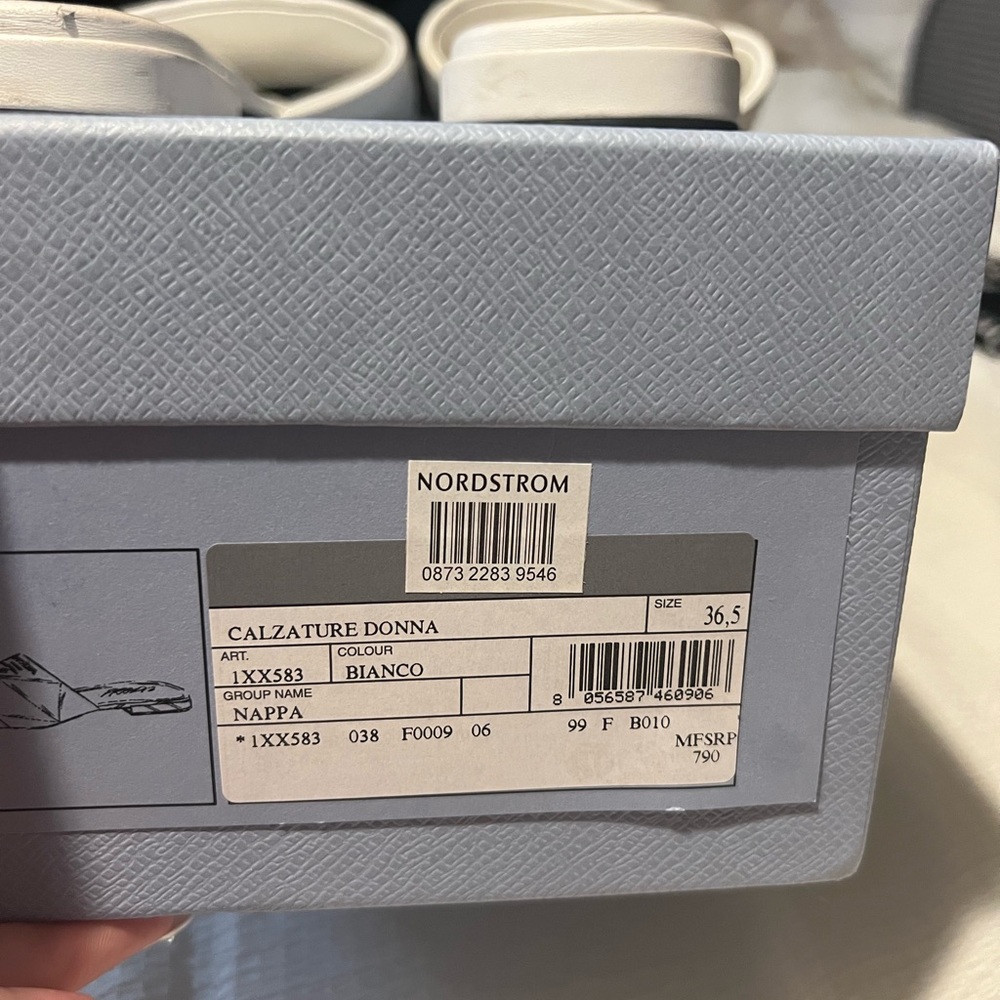 White Prada mule slides - Picture 4 of 4